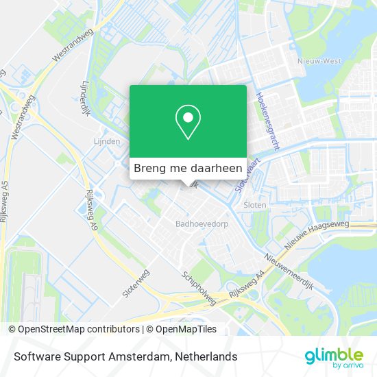 Software Support Amsterdam kaart