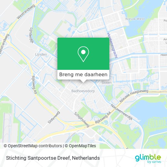 Stichting Santpoortse Dreef kaart