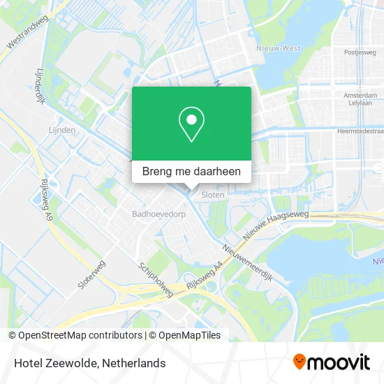 Hotel Zeewolde kaart