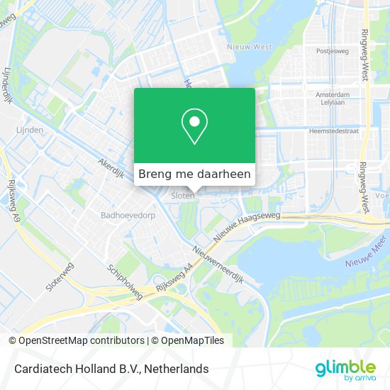 Cardiatech Holland B.V. kaart