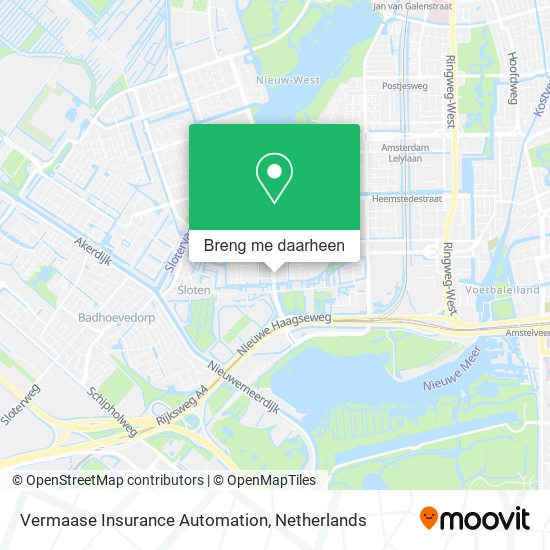 Vermaase Insurance Automation kaart