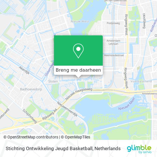 Stichting Ontwikkeling Jeugd Basketball kaart