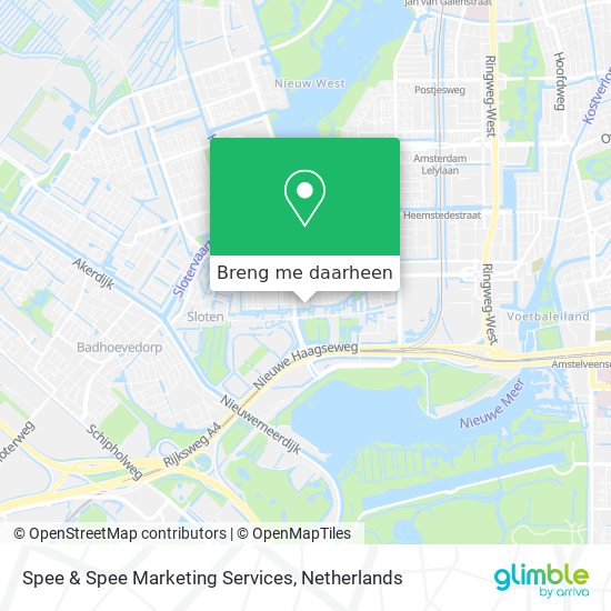 Spee & Spee Marketing Services kaart