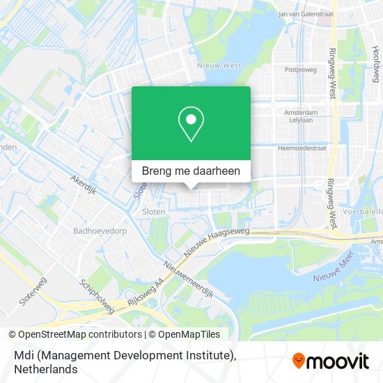 Mdi (Management Development Institute) kaart