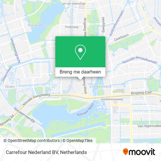 Carrefour Nederland BV kaart