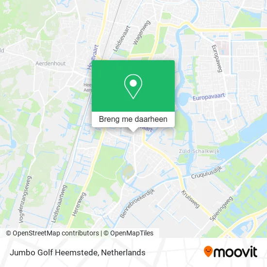 Jumbo Golf Heemstede kaart