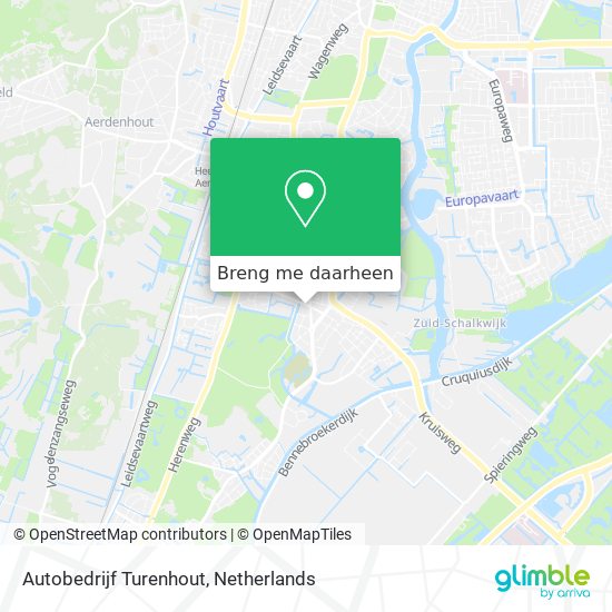 Autobedrijf Turenhout kaart