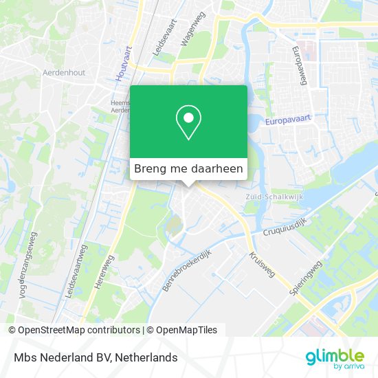 Mbs Nederland BV kaart