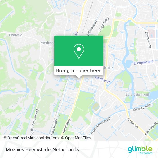 Mozaïek Heemstede kaart