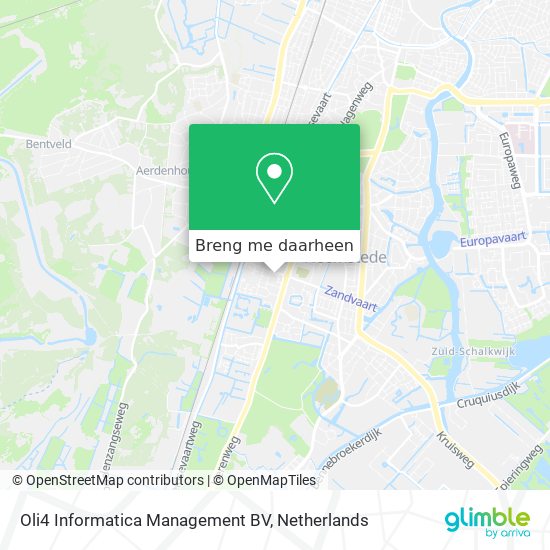 Oli4 Informatica Management BV kaart