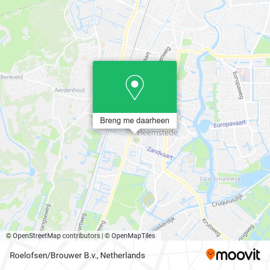 Roelofsen/Brouwer B.v. kaart