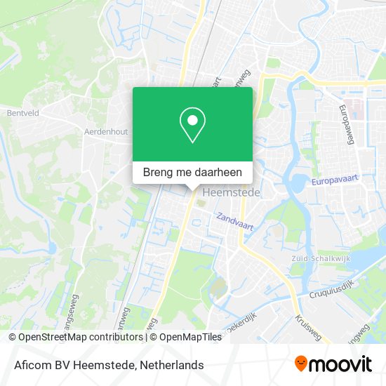 Aficom BV Heemstede kaart