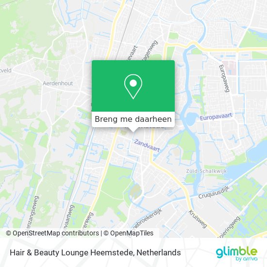 Hair & Beauty Lounge Heemstede kaart