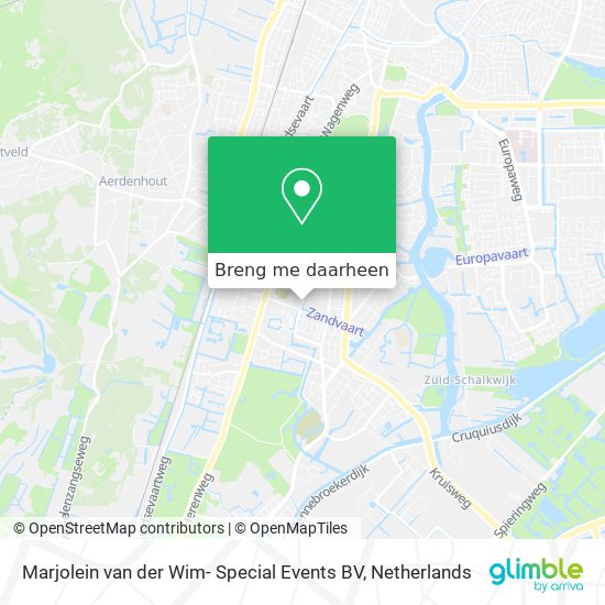 Marjolein van der Wim- Special Events BV kaart