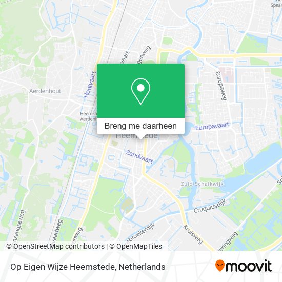 Op Eigen Wijze Heemstede kaart
