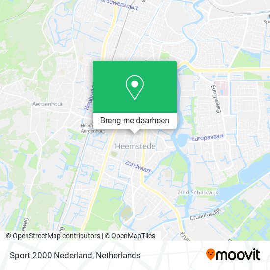 Sport 2000 Nederland kaart