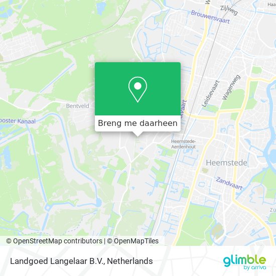 Landgoed Langelaar B.V. kaart