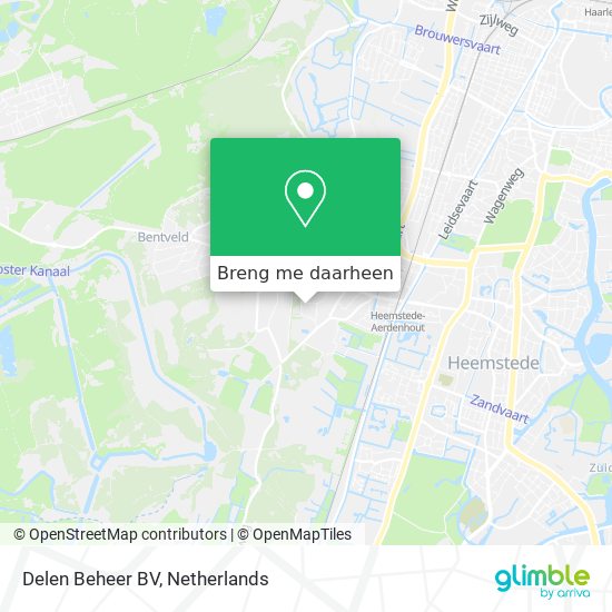 Delen Beheer BV kaart