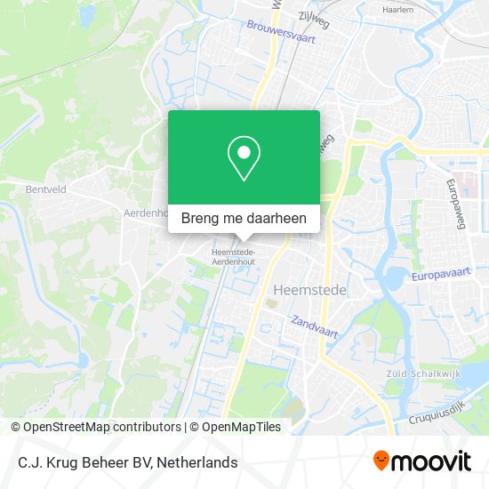 C.J. Krug Beheer BV kaart