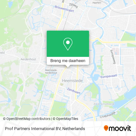 Prof Partners International BV kaart