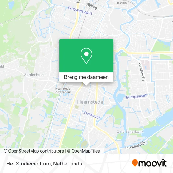 Het Studiecentrum kaart