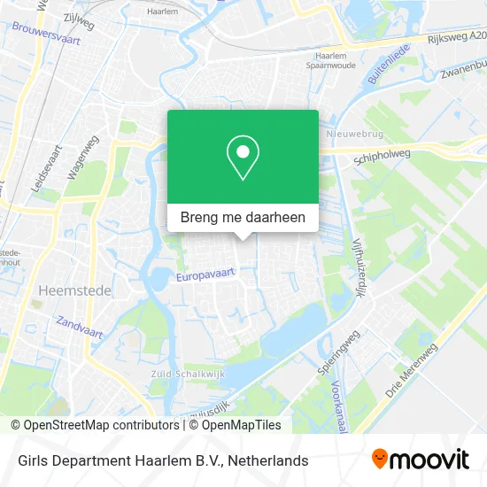 Girls Department Haarlem B.V. kaart