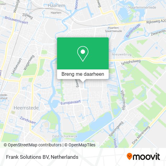 Frank Solutions BV kaart