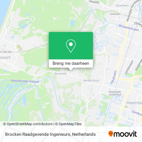 Brocken Raadgevende Ingenieurs kaart