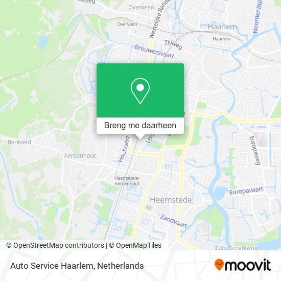 Auto Service Haarlem kaart