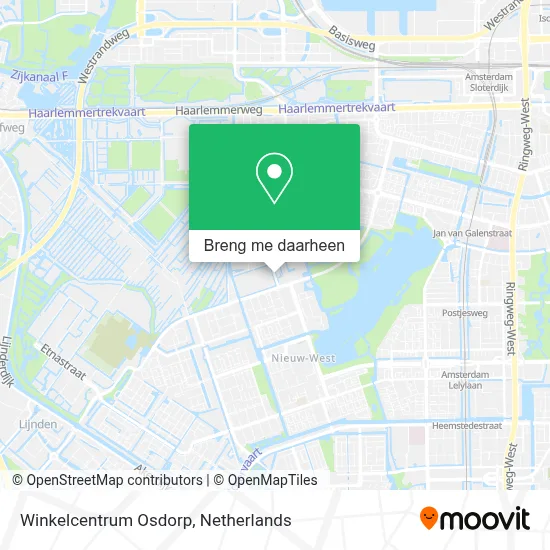 Winkelcentrum Osdorp kaart