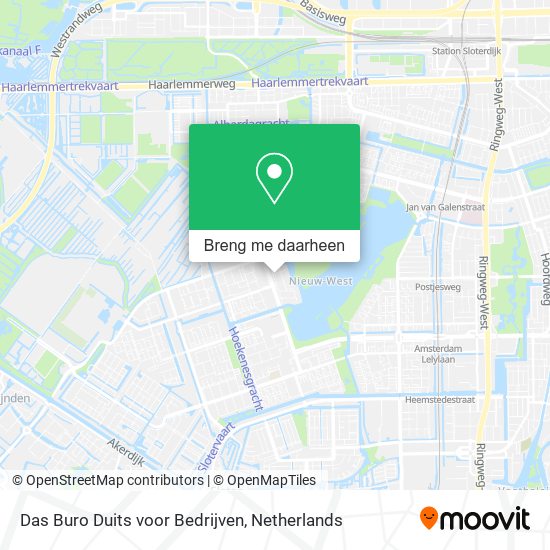 Das Buro Duits voor Bedrijven kaart