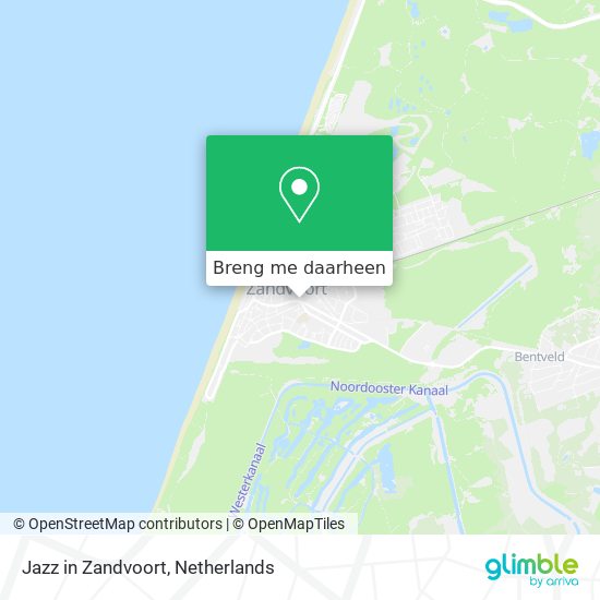 Jazz in Zandvoort kaart