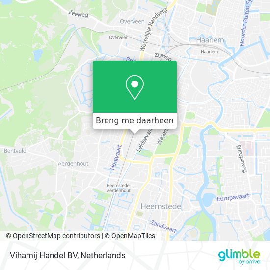 Vihamij Handel BV kaart