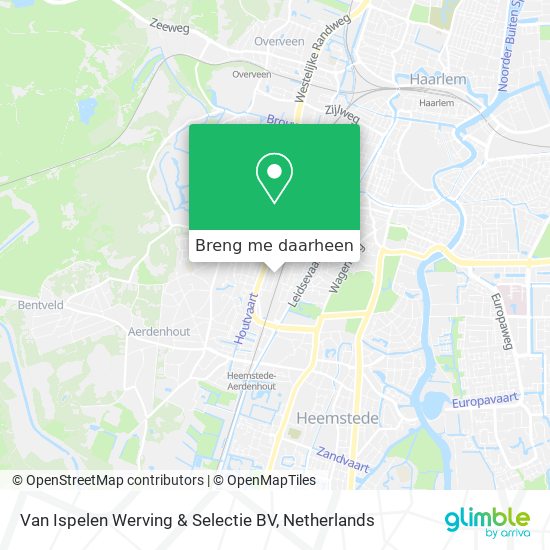 Van Ispelen Werving & Selectie BV kaart