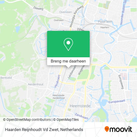 Haarden Reijnhoudt Vd Zwet kaart