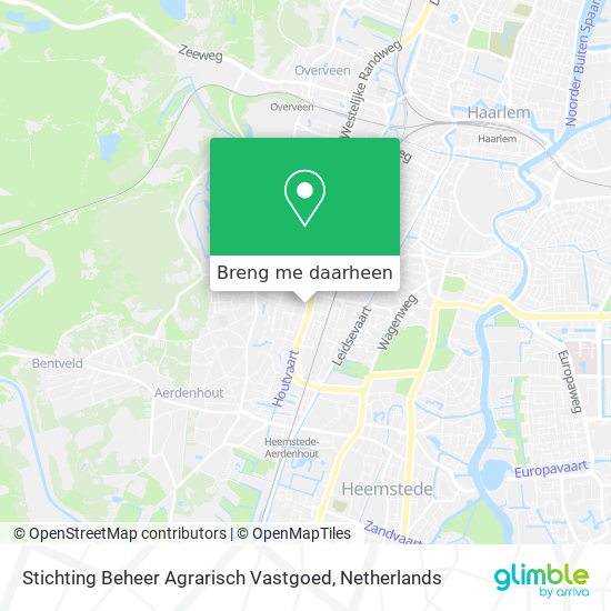 Stichting Beheer Agrarisch Vastgoed kaart