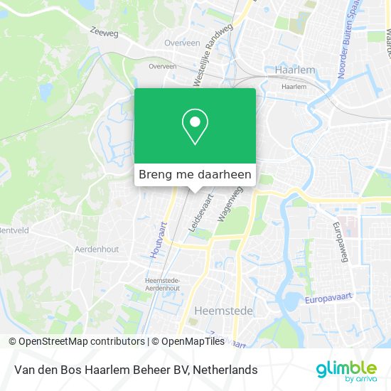 Van den Bos Haarlem Beheer BV kaart