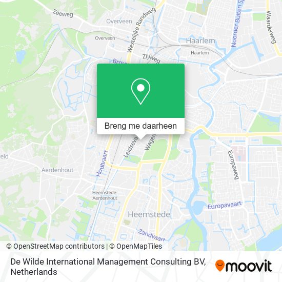De Wilde International Management Consulting BV kaart
