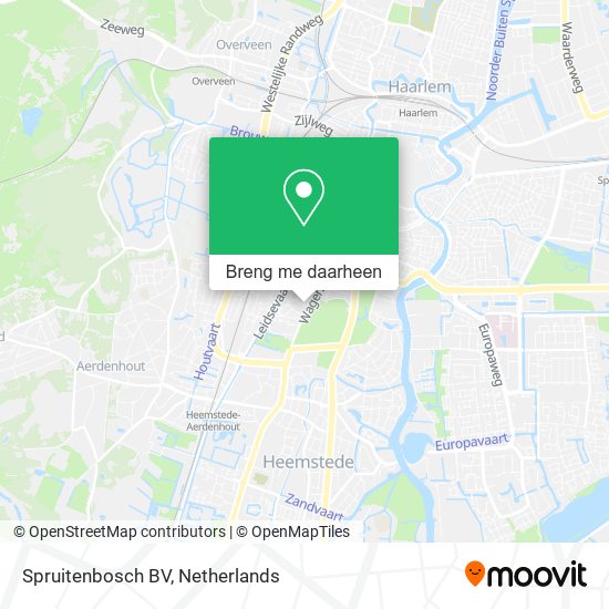 Spruitenbosch BV kaart