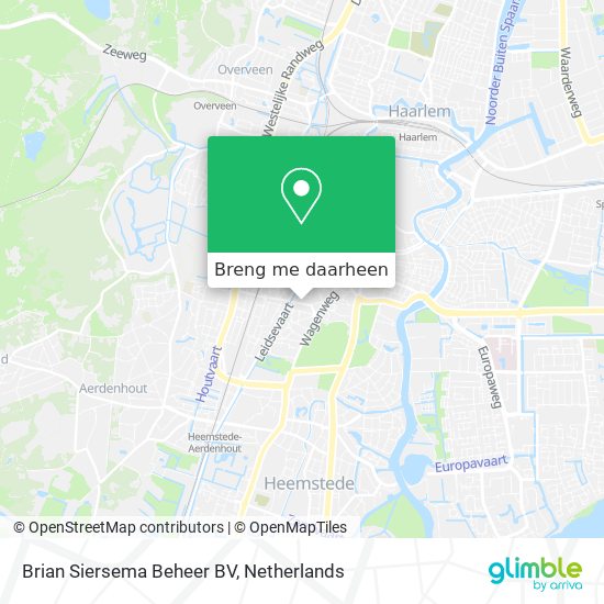Brian Siersema Beheer BV kaart