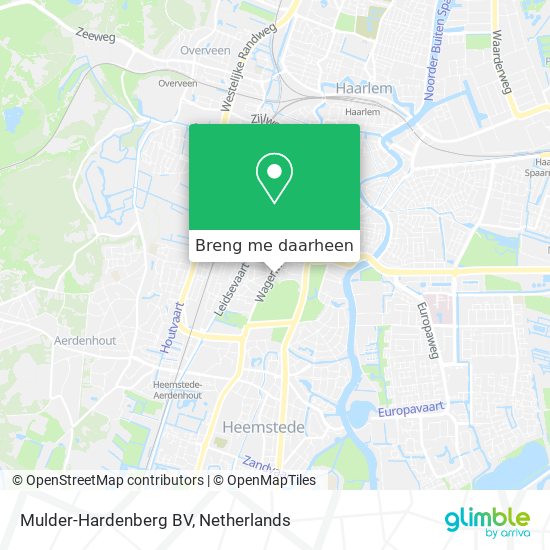 Mulder-Hardenberg BV kaart