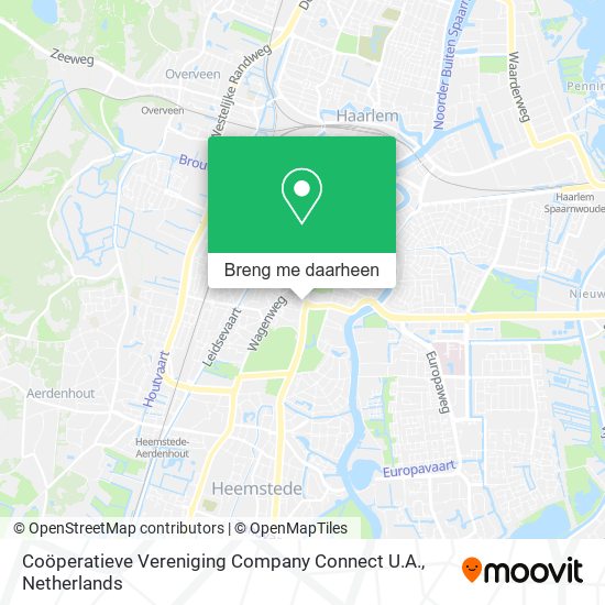 Coöperatieve Vereniging Company Connect U.A. kaart