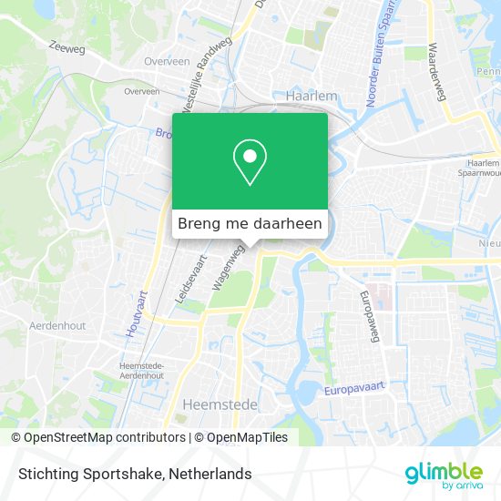 Stichting Sportshake kaart