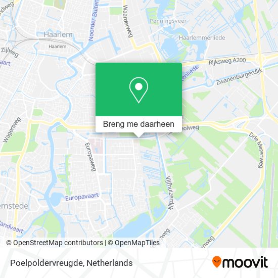 Poelpoldervreugde kaart