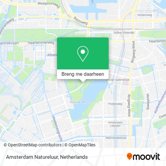 Amsterdam Natureluur kaart