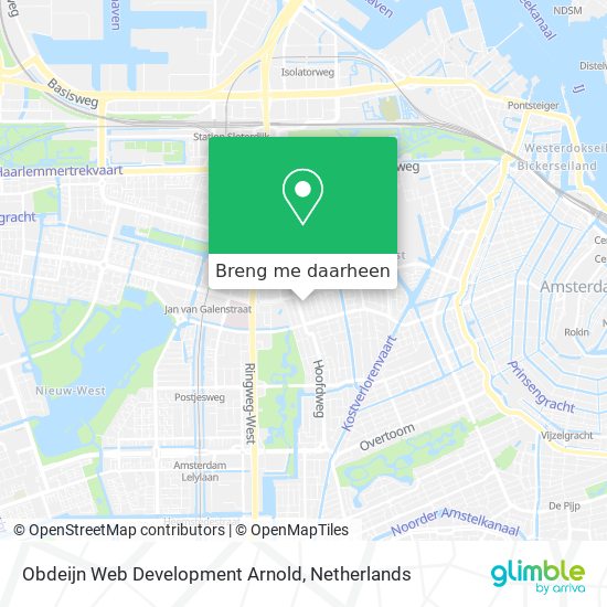 Obdeijn Web Development Arnold kaart