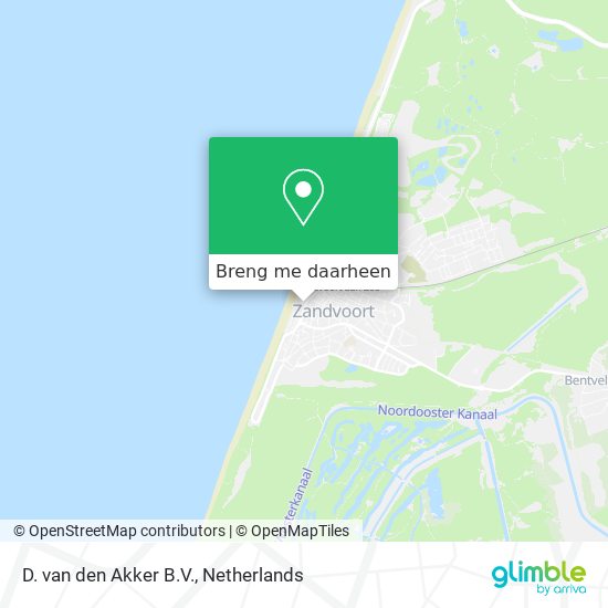 D. van den Akker B.V. kaart