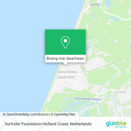 Surfrider Foundation Holland Coast kaart