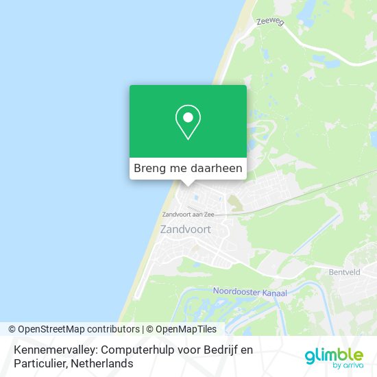 Kennemervalley: Computerhulp voor Bedrijf en Particulier kaart