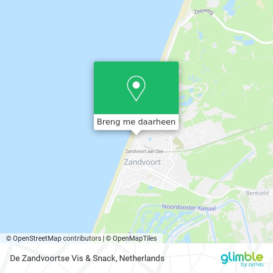 De Zandvoortse Vis & Snack kaart